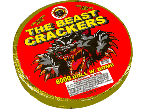 BEAST CRACKERS 8000 ROLL