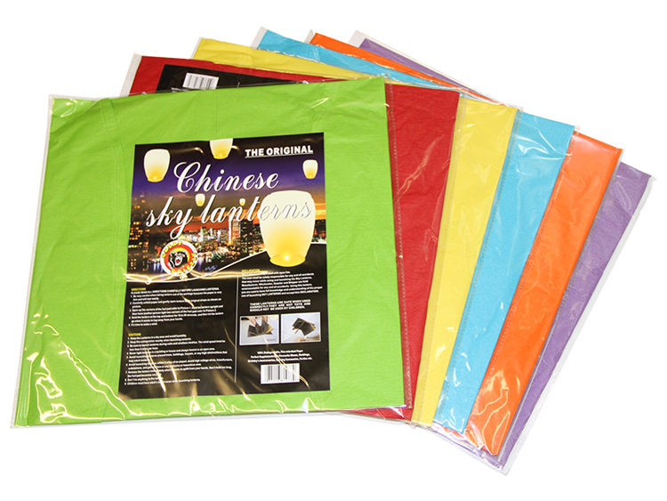 SKY LANTERNS ( ASSORTED COLORS)