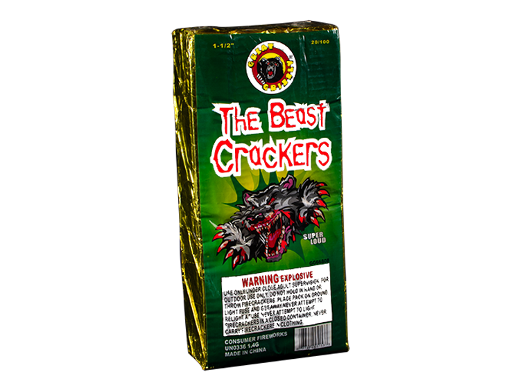 BEAST CRACKERS NEW 100 PK