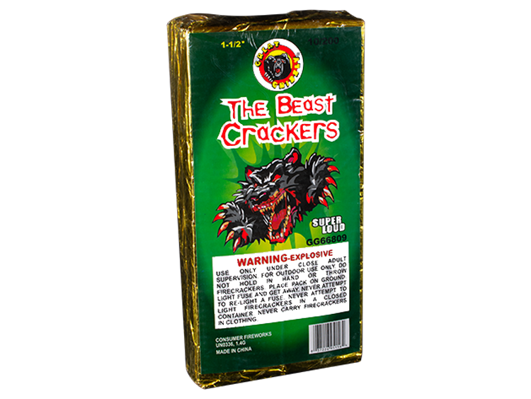 BEAST CRACKERS NEW 200 PK