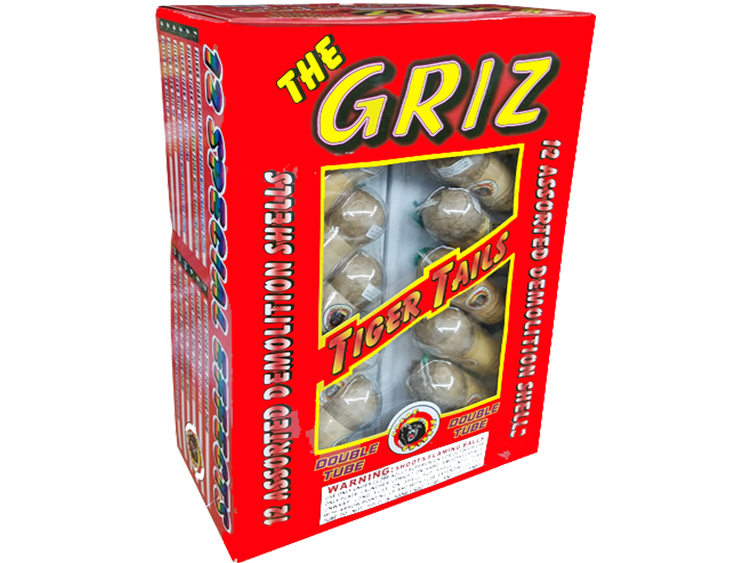 GRIZ SHELLS W/TIGER TAIL 12 SHOT